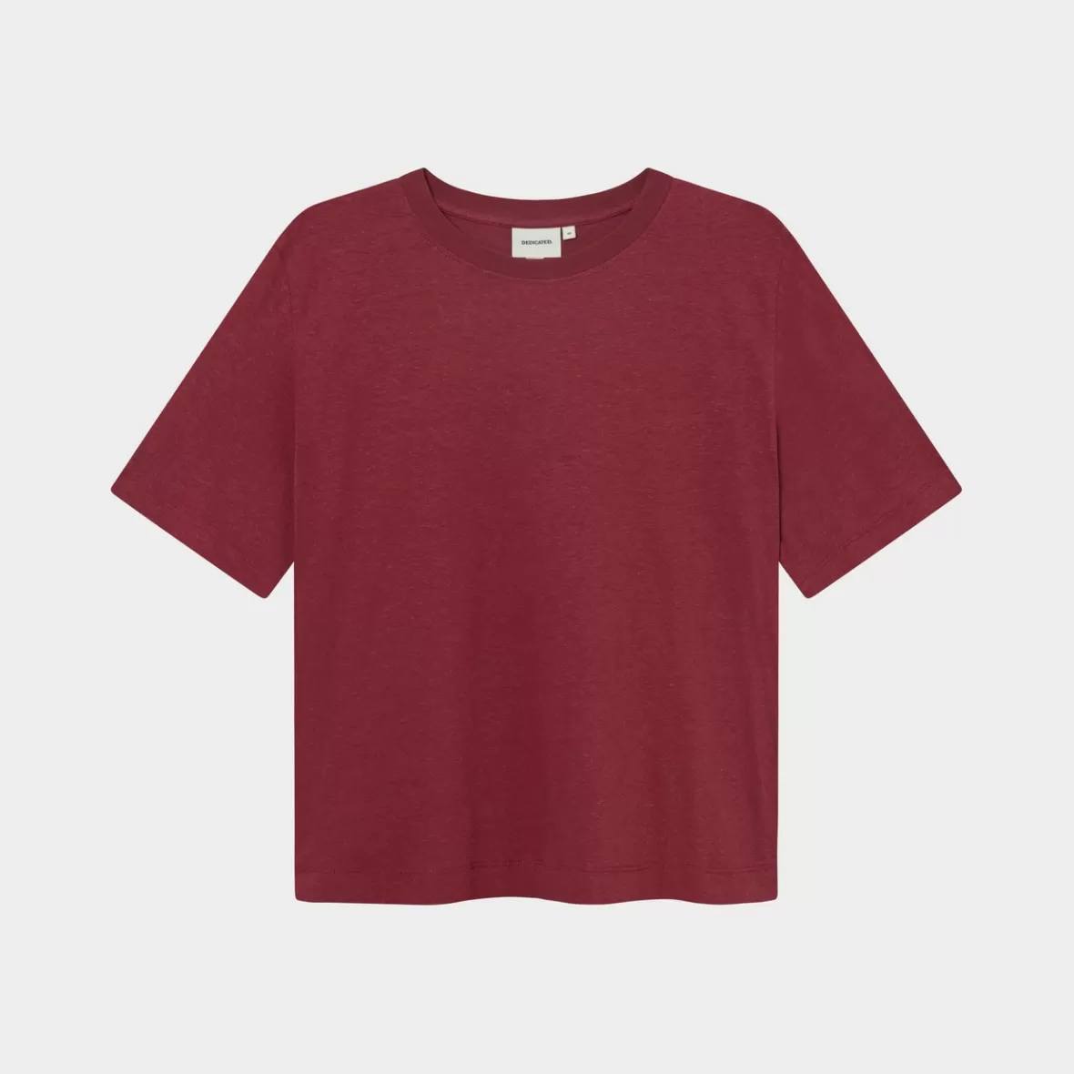 Base T-Shirts | Basics | DEDICATED T-shirt Vadstena Hemp Tibetan Red