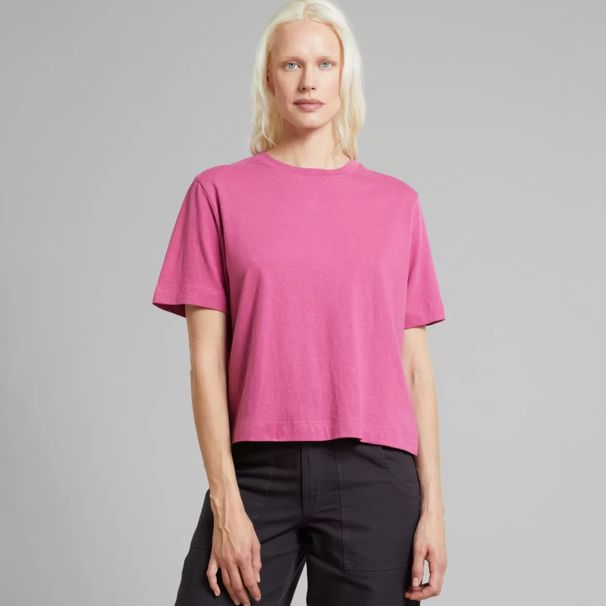 Base T-Shirts | Basics | DEDICATED T-shirt Vadstena Hemp Violet Purple