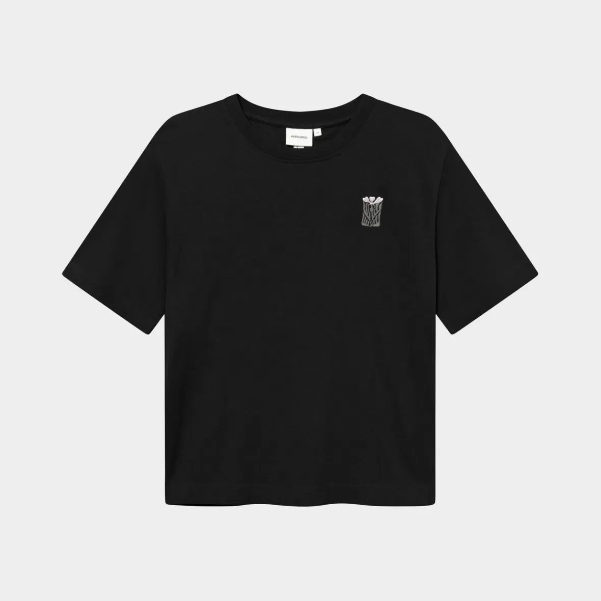 T-Shirts | DEDICATED T-shirt Vadstena Thistle EMB Black
