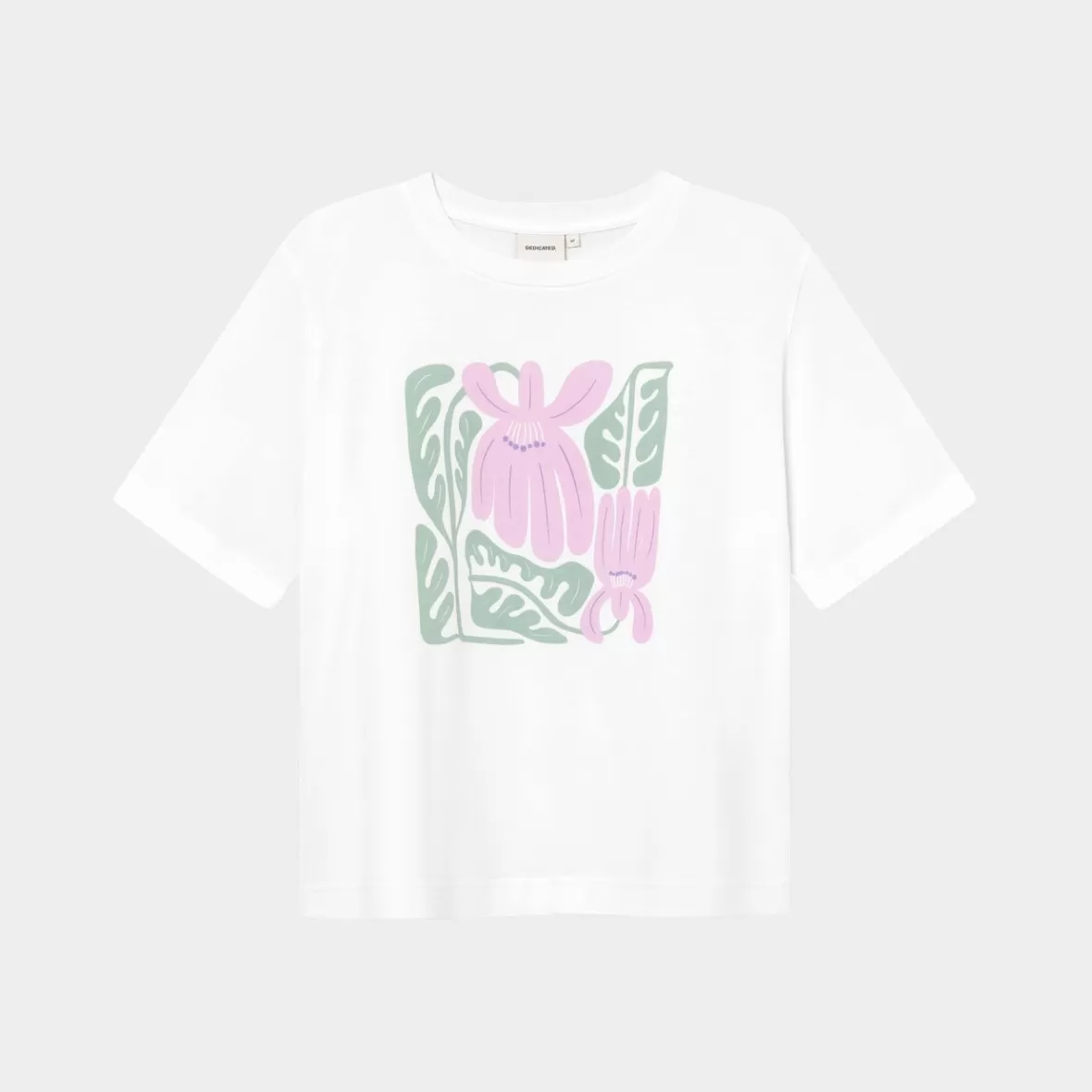 T-Shirts | DEDICATED T-shirt Vadstena Winter Blossom White