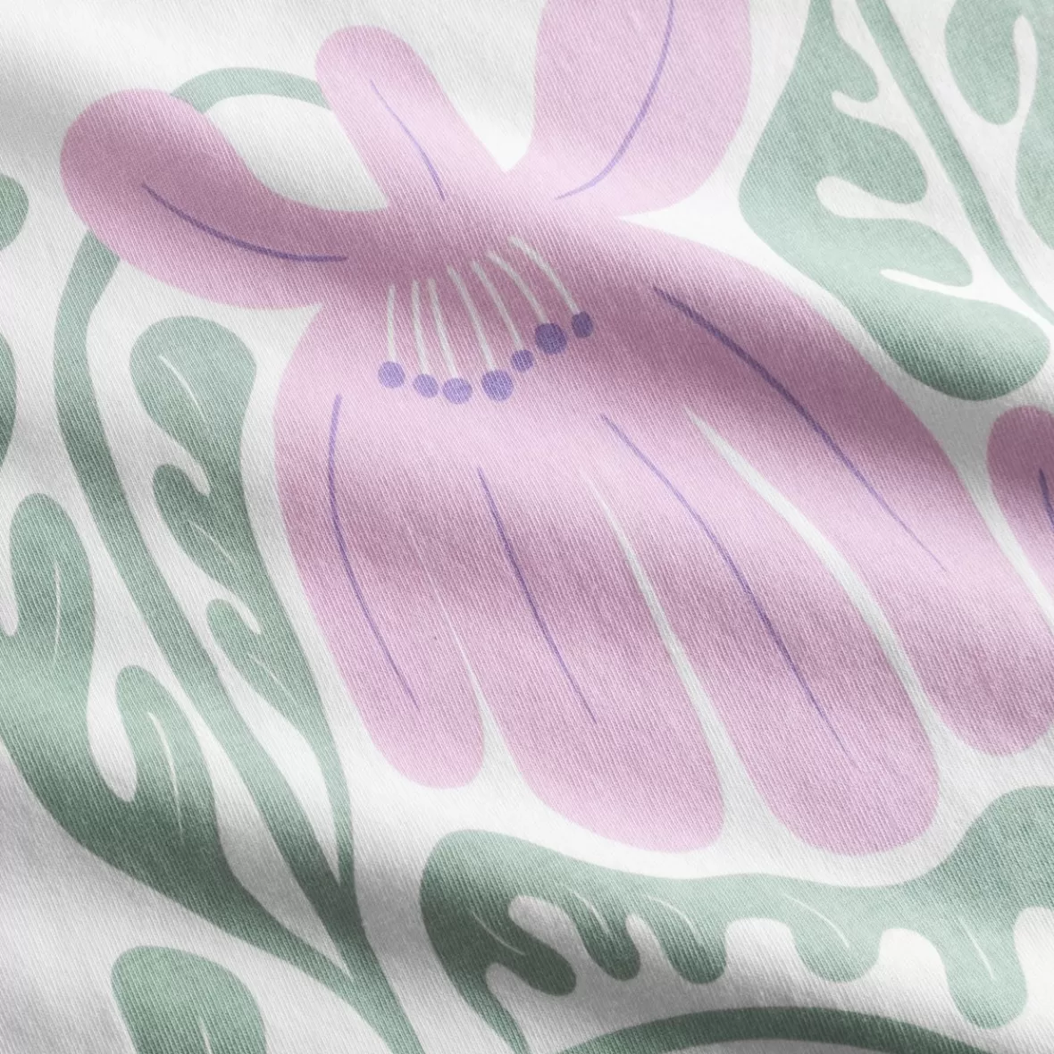 T-Shirts | DEDICATED T-shirt Vadstena Winter Blossom White