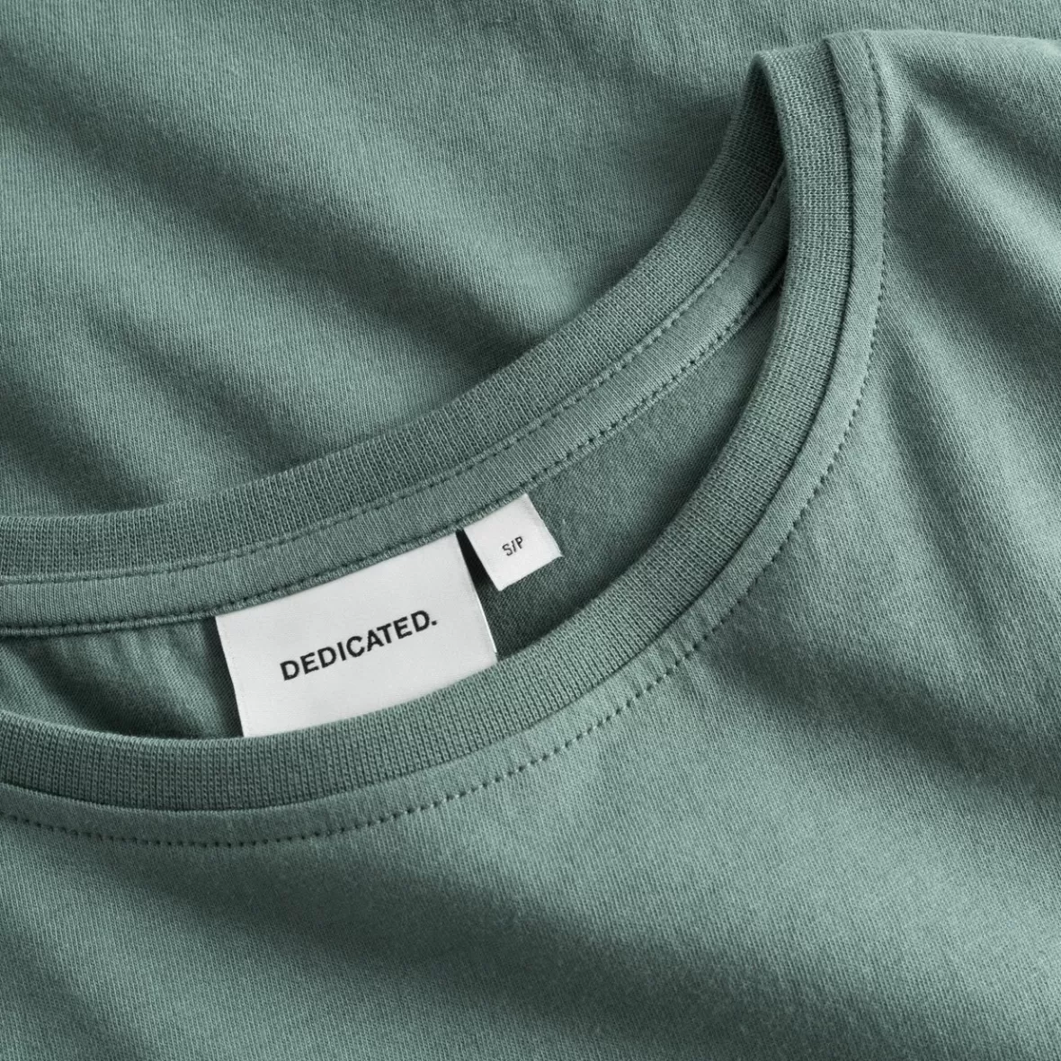 Base T-Shirts | Basics | DEDICATED T-shirt Visby Base Forest Green