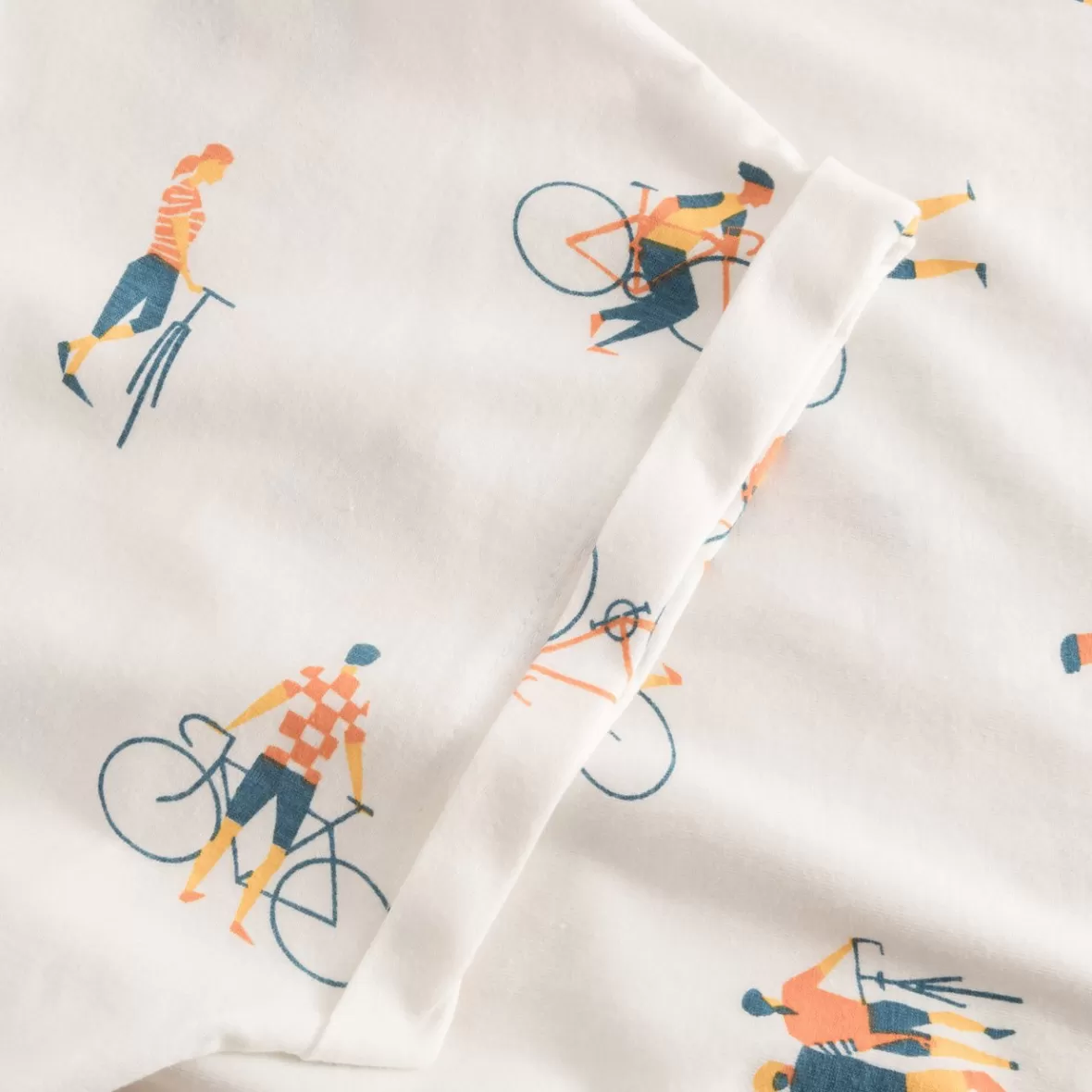T-Shirts | DEDICATED T-shirt Visby Bike People Off White